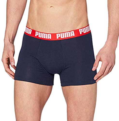 Puma Boxer, Biancheria Intima Uomo, Blu/Rosso/Nero, XL