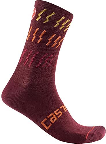 CASTELLI -421 MID WINTER 18 SOCK Unisex Calzini BORDEAUX S/M