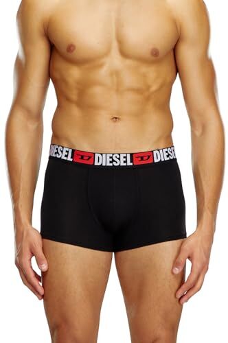 Diesel Umbx-damienthreepack, Boxer Uomo, Nero (01-09e96), S (Pacco da 3)