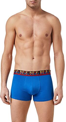 Diesel Umbx-damienthreepack, Boxer Uomo, Multicolore (E5929-0pcav), L (Pacco da 3)