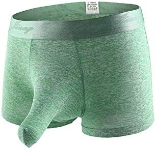 Onloo Boxer da uomo sexy elefante naso poliestere separazione pistola intimo aereo pantaloni