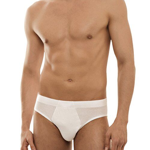 Liabel 6 Slip Uomo 100% Cotone (4ª 48 M, Nero)