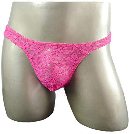 Es String Tanga Da Uomo Sexy Pizzo Ricamato Sissy Briefs Trasparente Underwear Stili Multipli Intimo