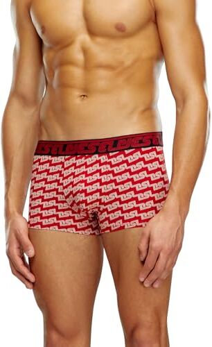 Diesel Umbx-damienthreepack, Boxer Uomo, Multicolore (E6810-0tiaf), XL (Pacco da 3)