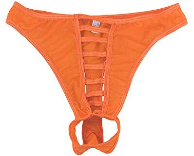 Es Uomo Sexy Tanga Intimo O-ring Sissy Briefs Slip Trasparente Underwear