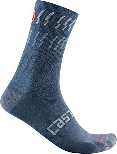 CASTELLI -473 MID WINTER 18 SOCK Unisex Calzini STEEL BLUE S/M