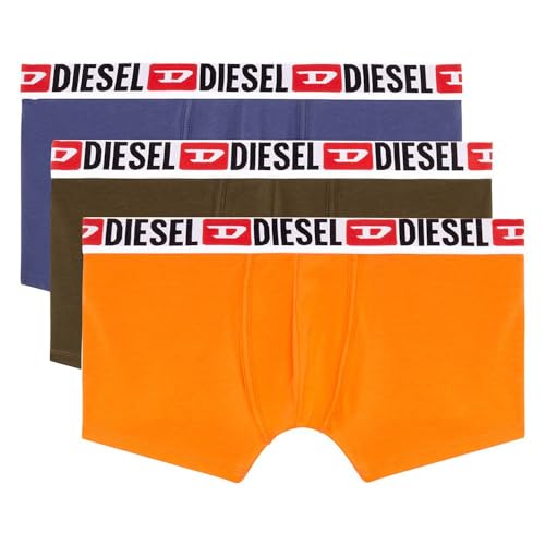 Diesel Umbx-damienthreepack, Boxer Uomo, Multicolore (E6825-0ddai), S (Pacco da 3)