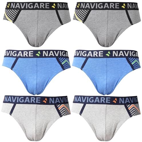 Navigare Slip (Pacco da 6) Uomo (B21109-2) TG S