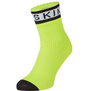 SEALSKINZ calcetín Hydrostop Impermeable hasta el Tobillo para el Clima cálido – Negro/Blanco/Amarillo, XL neón Unisex SEALSKINZ calcetín Hydrostop Impermeable hasta el Tobillo para el Clima cálido – Negro/Blanco/Amarillo, XL neón Unisex
