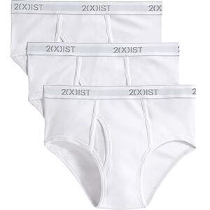 2(x)ist Slip da Uomo in Cotone Elasticizzato, Confezione da 3, Bianco Puro, 38 2(x)ist Slip da Uomo in Cotone Elasticizzato, Confezione da 3, Bianco Puro, 38