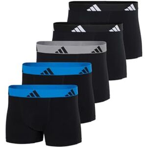 Adidas Trunk (5 Pezzi) – Active Flex Cotton – Biancheria Intima Comoda, Assortito 2, L Adidas Trunk (5 Pezzi) – Active Flex Cotton – Biancheria Intima Comoda, Assortito 2, L