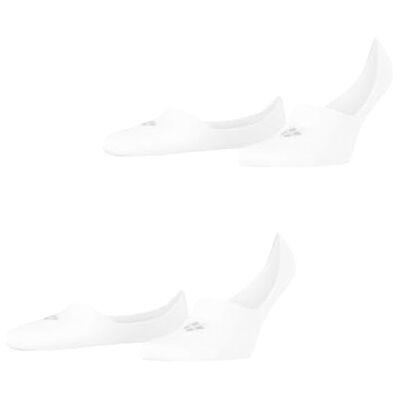 Burlington Everyday Multipack M In cotone invisibili tinta unita lot de 2 paires, Calzini fantasmini Uomo, Bianco White 2000, 43-44 Burlington Everyday Multipack M In cotone invisibili tinta unita lot de 2 paires, Calzini fantasmini Uomo, Bianco White 2000, 43-44