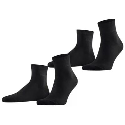 Esprit Basic Uni 2-Pack M Sso cotone tinta unita 2 paia, Calzini Uomo, Nero Black 3000, 43-46 Esprit Basic Uni 2-Pack M Sso cotone tinta unita 2 paia, Calzini Uomo, Nero Black 3000, 43-46