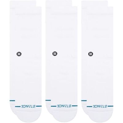 Stance Calzini da uomo (confezione da 3), bianco, XL Stance Calzini da uomo (confezione da 3), bianco, XL