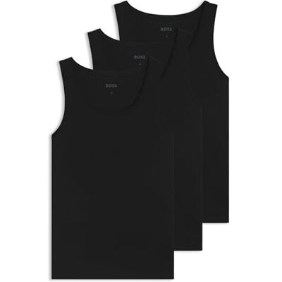Boss Canotta 3p Classic, Nero 1, L Uomo Boss Canotta 3p Classic, Nero 1, L Uomo