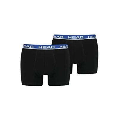 Head Boxer, Biancheria intima Uomo, Nero/Blu, S Head Boxer, Biancheria intima Uomo, Nero/Blu, S
