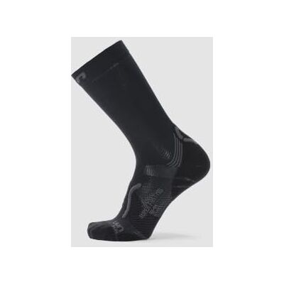 UYN RUN SUPER FAST MID Calzini Uomo Nero/Antracite 47 UYN RUN SUPER FAST MID Calzini Uomo Nero/Antracite 47