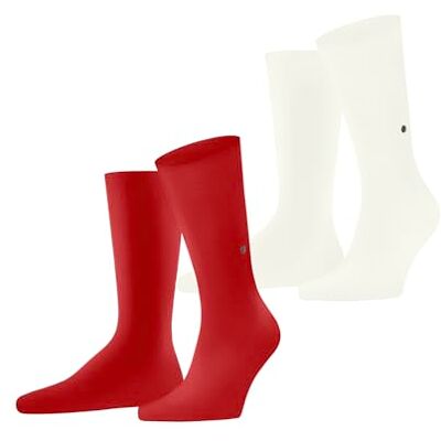 Burlington Everyday Multipack M So cotone tinta unita lot de 2 paires, Calzini Uomo, Rosso Tulip 8081, 40-46 Burlington Everyday Multipack M So cotone tinta unita lot de 2 paires, Calzini Uomo, Rosso Tulip 8081, 40-46