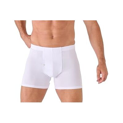 Navigare Boxer Uomo – Pack da 6 – Cotone bielastico – Apertura Frontale con bottoncino – Bianco/Assortiti Navigare Boxer Uomo – Pack da 6 – Cotone bielastico – Apertura Frontale con bottoncino – Bianco/Assortiti