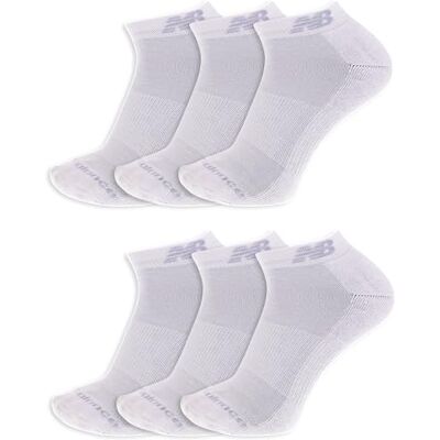 New Balance Taglio basso, 6 paia, Bianco (6 paia), M New Balance Taglio basso, 6 paia, Bianco (6 paia), M