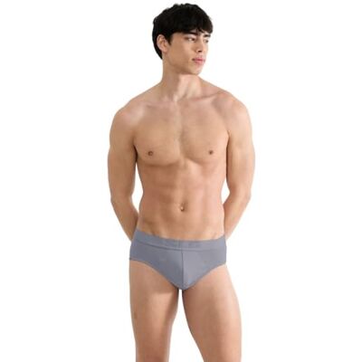 Sloggi men Slip da Uomo SLG Base Soft C2P, Morandi Grey, L (Confezione da 2) Sloggi men Slip da Uomo SLG Base Soft C2P, Morandi Grey, L (Confezione da 2)