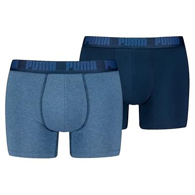 Puma Everyday Basic Boxer 2p, Biancheria Intima Uomo, Denim New, XL Puma Everyday Basic Boxer 2p, Biancheria Intima Uomo, Denim New, XL