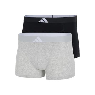 Adidas Herren Unterwäsche Boxershorts 2er Pack-Trunk (2pk) -Active Flex Cotton Body Intimo, Assorted_, M Uomo Adidas Herren Unterwäsche Boxershorts 2er Pack-Trunk (2pk) -Active Flex Cotton Body Intimo, Assorted_, M Uomo