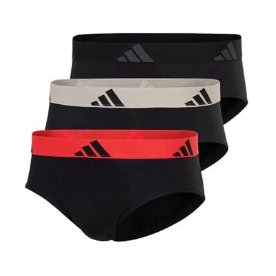 Adidas Herren (3er Pack) (Gr. S-3xl) -Bequeme Unterhosen Slip, Assorted_, S Uomo Adidas Herren (3er Pack) (Gr. S-3xl) -Bequeme Unterhosen Slip, Assorted_, S Uomo