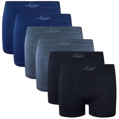 Liabel Slip/Boxer da Uomo Seamless Confezione da 6Pz – Mutande da Uomo in Microfibra Senza Cuciture Made in Italy Liabel Slip/Boxer da Uomo Seamless Confezione da 6Pz – Mutande da Uomo in Microfibra Senza Cuciture Made in Italy
