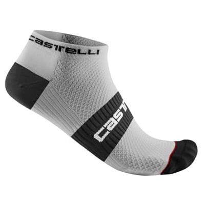 CASTELLI LOWBOY 2 SOCK WHITE BLACK Calzini M CASTELLI LOWBOY 2 SOCK WHITE BLACK Calzini M