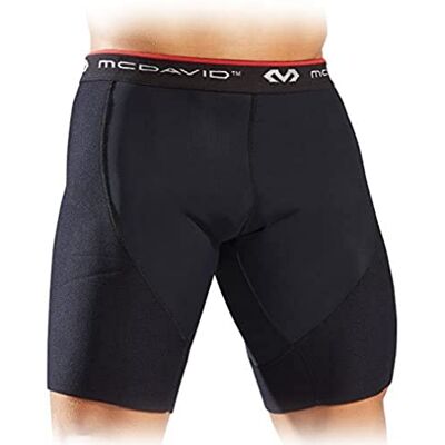 McDavid Pantaloncini Performance Unisex Adulto, Nero, XS McDavid Pantaloncini Performance Unisex Adulto, Nero, XS
