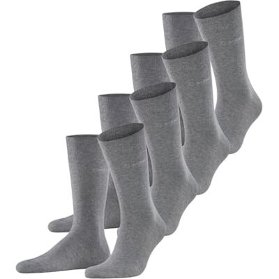 Esprit Solid M So cotone tinta unita confezione multipla, Calzini Uomo, Grigio Light Grey Melange 3390, 40-46 Esprit Solid M So cotone tinta unita confezione multipla, Calzini Uomo, Grigio Light Grey Melange 3390, 40-46