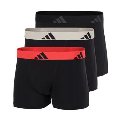Adidas Herren Boxershorts (3er Pack) Bequeme Unterhosen aus Baumwolle (Gr. S-3xl) Pantaloncini, Assorted_, XXL Uomo Adidas Herren Boxershorts (3er Pack) Bequeme Unterhosen aus Baumwolle (Gr. S-3xl) Pantaloncini, Assorted_, XXL Uomo