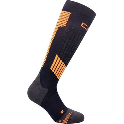 CMP Ski Sock Graphene, B. Blue-Arancio, 43/45 CMP Ski Sock Graphene, B. Blue-Arancio, 43/45