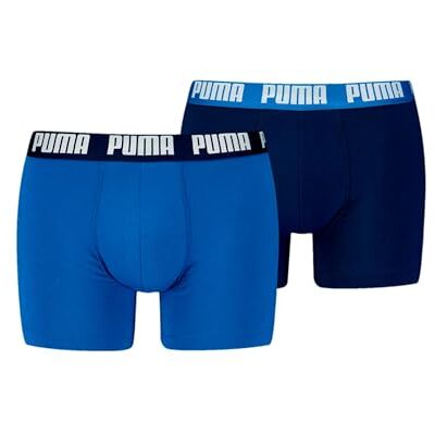 Puma Everyday Basic Boxers 2p, Biancheria Intima Uomo, True Blue New, L Puma Everyday Basic Boxers 2p, Biancheria Intima Uomo, True Blue New, L
