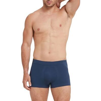 POMPEA Boxer Uomo in Morbida Microfibra, Lavorazione a Costine, Mutande Uomo Elasticizzate (Deep Blue, S/M) POMPEA Boxer Uomo in Morbida Microfibra, Lavorazione a Costine, Mutande Uomo Elasticizzate (Deep Blue, S/M)