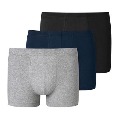 Schiesser Uomo Organic Cotton Essential 3er Pack Unterwäsche mit softem Bund Boxer a Pantaloncino, Mehrfarbig 1, Medium Schiesser Uomo Organic Cotton Essential 3er Pack Unterwäsche mit softem Bund Boxer a Pantaloncino, Mehrfarbig 1, Medium