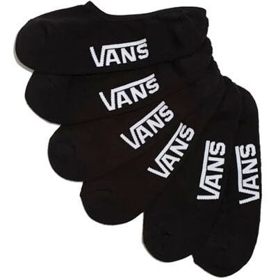 Vans Logo classico No Show, Nero, S, Nero, S Vans Logo classico No Show, Nero, S, Nero, S