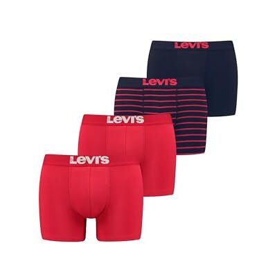 Levis Boxer, Boxer Uomo, Red/Black, S Levis Boxer, Boxer Uomo, Red/Black, S