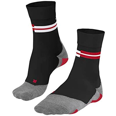Falke RU5 Race M So filo funzionale antivesciche 1 paio, Calzini da corsa Uomo, Nero Black-Flames 3011, 39-41 Falke RU5 Race M So filo funzionale antivesciche 1 paio, Calzini da corsa Uomo, Nero Black-Flames 3011, 39-41