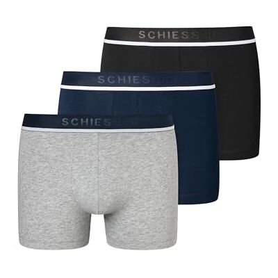 Schiesser 3 Pack Shorts Boxer, Multicolore 4, XXL (Pacco da 3) Uomo Schiesser 3 Pack Shorts Boxer, Multicolore 4, XXL (Pacco da 3) Uomo