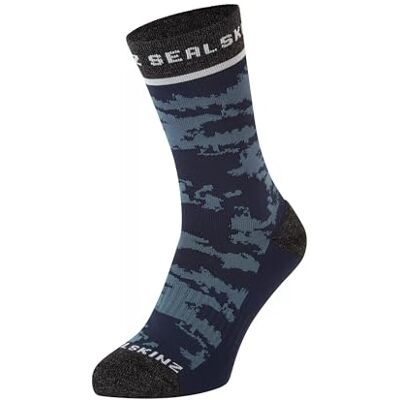 SEALSKINZ Reepham Calzini sportivi in jacquard, non impermeabili, taglia M, colore: blu navy, Marina Militare, M SEALSKINZ Reepham Calzini sportivi in jacquard, non impermeabili, taglia M, colore: blu navy, Marina Militare, M