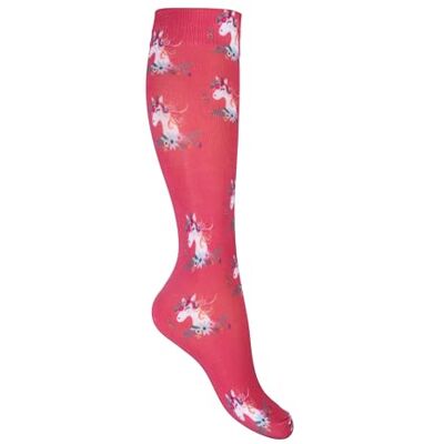 HKM Paese delle Meraviglie Calzini, Himbeere, 10 Unisex-Bambini e Ragazzi HKM Paese delle Meraviglie Calzini, Himbeere, 10 Unisex-Bambini e Ragazzi