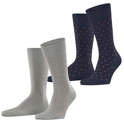 Esprit Fine Dot Multipack M So cotone fantasia confezione di 2 paia, Calzini Uomo, Multicolore Blau Grau 0120, 39-42 Esprit Fine Dot Multipack M So cotone fantasia confezione di 2 paia, Calzini Uomo, Multicolore Blau Grau 0120, 39-42
