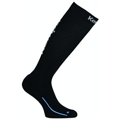 Kempa Bambini Calze Lunghe Pantaloni, Bambini, SOCKEN Lang, Schwarz/Weiß, 31-35 Kempa Bambini Calze Lunghe Pantaloni, Bambini, SOCKEN Lang, Schwarz/Weiß, 31-35
