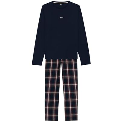 Boss Holiday Long Set 10275253 01 Pigiama, Open Blue, Large Uomo Boss Holiday Long Set 10275253 01 Pigiama, Open Blue, Large Uomo