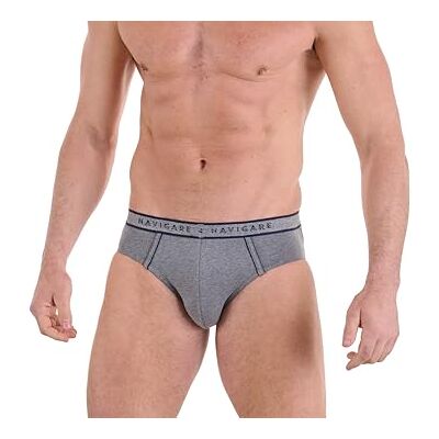 Navigare 314 (Pacco Da 6), Slip Uomo, Multicolore (Bianco/ Nero/ Blu/ Grigio), S confezione da 6 Navigare 314 (Pacco Da 6), Slip Uomo, Multicolore (Bianco/ Nero/ Blu/ Grigio), S confezione da 6