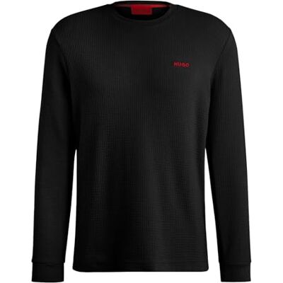 HUGO Austin LS Pigiama a Maniche Lunghe da Uomo, Nero1, S HUGO Austin LS Pigiama a Maniche Lunghe da Uomo, Nero1, S