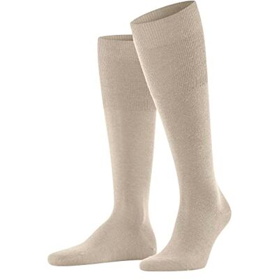 Falke Airport M Kh lana cotone al ginocchio tinta unita 1 paio, Calzini lunghi Uomo, Beige Melange 4043, 39-40 Falke Airport M Kh lana cotone al ginocchio tinta unita 1 paio, Calzini lunghi Uomo, Beige Melange 4043, 39-40