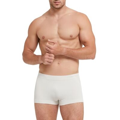 POMPEA Boxer Uomo in Morbida Microfibra, Lavorazione a Costine, Mutande Uomo Elasticizzate (Mastice, L/XL) POMPEA Boxer Uomo in Morbida Microfibra, Lavorazione a Costine, Mutande Uomo Elasticizzate (Mastice, L/XL)